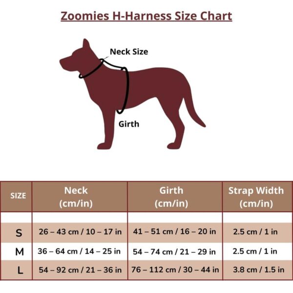 519TjIkblKL.jpg Zoomies Dog Harness – Premium Soft Padded Cotton H-Harness for Comfort and Control, Small Size, Yellow