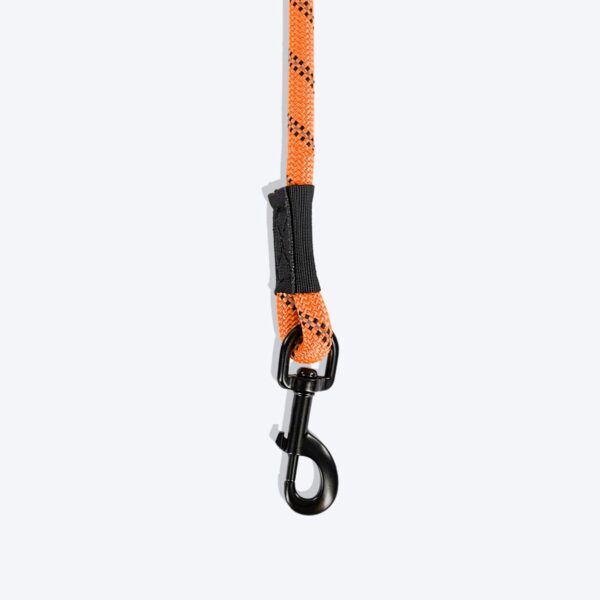 HUFT Rope Leash for Dogs - Orange - 4 ft