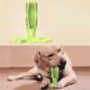 51DzxiITz-L.jpg RvPaws Dog Toothbrush Chew Toys Natural Rubber Dog Tooth Cleaner Stick Puppy Dental Care Brushing Toy - Muticolor
