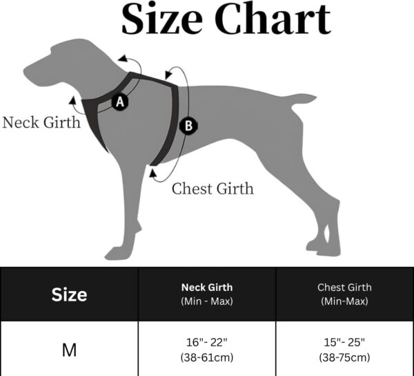 51E-w2kS7uL._SL1500_.jpg Dog Harness for Medium – Sized Dogs, Adjustable Reflective Dog Harness with Handle, Easy Control & Padded Comfort, for Walking, Training, Outdoor Use – Black