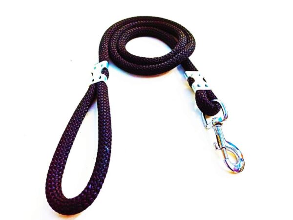 Dog Belt Combo of Nylon Fur Padded Dog Harness with Black Dog Lead Specially for Medium Breeds Dog Harness (Pack of 1)