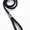 Dog Belt Combo of Nylon Fur Padded Dog Harness with Black Dog Lead Specially for Medium Breeds Dog Harness (Pack of 1)
