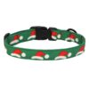 Lana Paws Santa Paws Christmas Dog Collar Belt for Medium Dogs, Adult Indies, Beagles, Cocker Spaniels & Similar