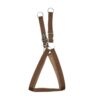 51KqaWXjvL._SL1500_.jpg No Pull -Step in Soft Padded Buckle Dog Harness and Collar Leash - Escape Proof Adjustable Combo for Walking Training Hiking Outdoor (Brown, Large)