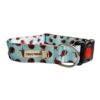 Premium Adjustable Printed Collar and Leash Set for Dogs & Puppies (Beetles Galore, Large)