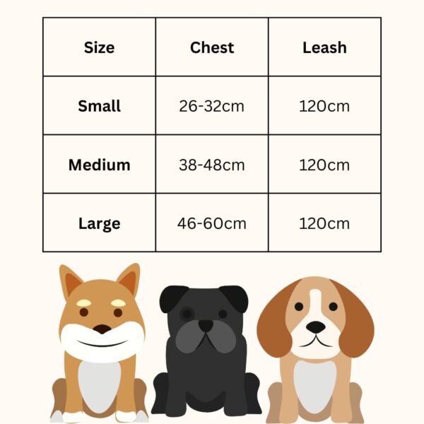 Kuber Industries Dog Chest Harness with Nylon Leash I No Pull, Soft Padded and Breathable Dog Vest I Adjustable, Reflective I Large, Blue