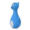 Chew Squeaky Cow Toy for Dogs – Durable, Non-Toxic Interactive Chew Toy for Play, Teething Relief, and Dental Health-Blue
