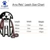 51OehXEEKoL._SL1080_.jpg A+a Pets' Nylon Waterproof Leash | Length Adjustable with Neoprene Padded Handle for Dogs & Cats (Pirate Design, Sky Blue, Small)