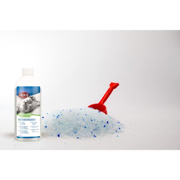 Trixie Simple'n'Clean Cat Litter Deodorizer, Fragrance-Free Odor Neutralizer, Prolongs Litter Life, Ideal for Multi-Cat Homes - 750g
