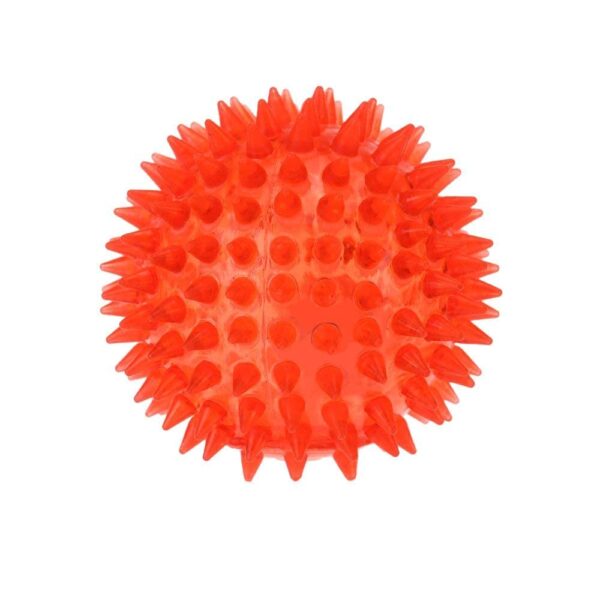 RvPaws- Ball Chew Teether Toys for Dog, Puppy, Cat, Kitten -Combo of 3 Ring Ball, Led Light Spiked Ball, Foot Ball
