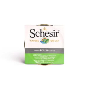 Heads Up For Tails Schesir Wet Cat Food Tuna with Chicken Fillets 85 gm (Pack of 7)