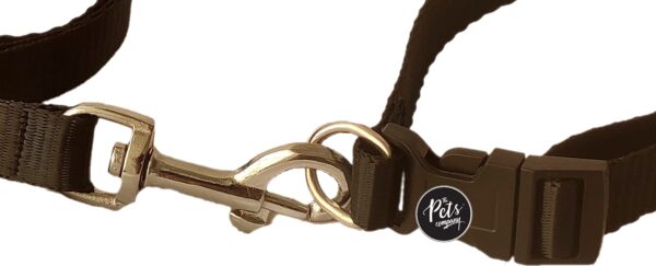 The Pets Company Leash and Collar Set Suitable for Small Dog Breeds, Black