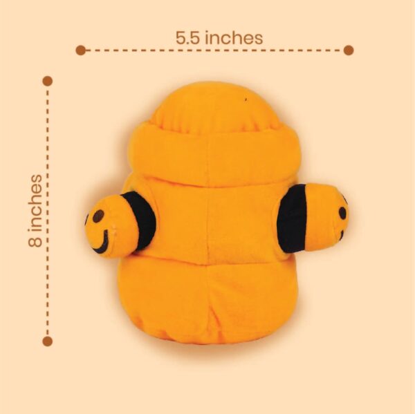 51VGEKDYoFL._SL1081_.jpg 2 in 1 Beehive Puzzle Plush Toy with 3 Detachable Bees for Dogs | Animal Soft Toys | Stuff Toy