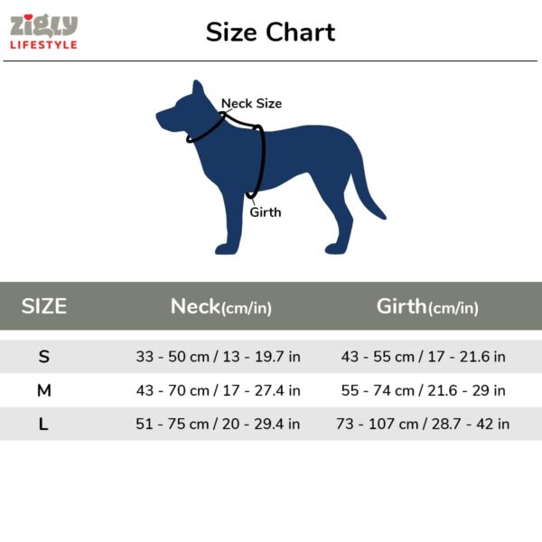 Zigly Lifestyle Classic Dog Harness - Body Belt for Dogs with Adjustable Buckle - Soft and Comfortable with Sturdy Handle - Large (Olive Green)