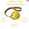 51XfdxXoIXL._SL1080_.jpg Rope Ball Dog Toy Interactive Pet Training Toy Ball for Tug, Chew, Fetch & Play Perfect for Powerful Chewers Play Ball Dental Clean (Rope Ball) Yellow