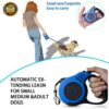 51YFyP9tVL.jpg Automatic Retractable Dog Leash,Automatic Extending for Small Medium Adult Dogs by Pet & Vet.(Colour May Vary)