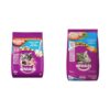 Whiskas Kitten (2-12 Months) Dry Cat Food, Ocean Fish Flavour Whiskas Kitten (2-12 Months) Dry Cat Food, Ocean Fish Flavour with Milk, 3 Kg Pack & Adult (+1 Year) Dry Cat Food, Ocean Fish Flavour, 7Kg Pack