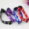 51eGPEU1FXL.jpg Woofy Pet Paw Print Nylon Puppy Harness + Leash and Collar Set for Small & Medium Dogs (Black)