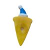 Chew Squeaky Hot Dog & Pizza Toys for Dogs – Fun, Durable, Non-Toxic Interactive Chew Toys for Play, Teething, and Dental Health – Set of 2-Orange