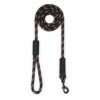 Zigly Lifestyle Reflective Rope Dog Leash – XS (9mm) - Black | Durable Training Rope Leash for Puppies & Toy Breeds | Lightweight, Comfortable Grip Strong Leash for Daily Walks