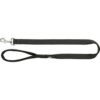 Trixie Premium Dog Leash with Padded Hand Loop, Comfortable and Trixie Premium Dog Leash with Padded Hand Loop, Comfortable and Adjustable Training Leash, 3.28 ft./20 mm (M-L, Black)