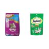 Whiskas Adult (+1 Year) Dry Cat Food Food, Ocean Fish Whiskas Adult (+1 Year) Dry Cat Food Food, Ocean Fish Flavour, 7kg Pack & Cat Treat, Seafood Medley Flavour - 85 g