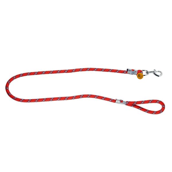 Sage Square Strong Dog Rope Leash | Durable Heavy Duty Comfortable Nylon Leash | Walking Leads with Strong Hook | for Large Dogs | Pack of 1 (Color May Vary) (15 MM)