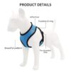 51oUFpL9ZGL._SL1080_.jpg Urbane Home Reflective Dog Harness With Adjustable Leash|Breathable Polyester Mesh Fabric With Top carry Handle|Small Size|HAT-818|Comfortable No-Pull Grip|Quick Release Buckles|Stylish Design|Blue