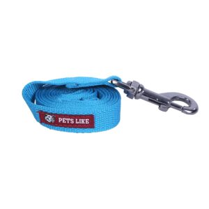 Pets Like Dog Polyester Leash Sky Blue(20mm) (GE-PL0009F)
