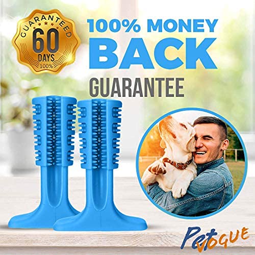 51saPEuvzJL.jpg PSK PET MART Dog Toothbrush Stick Bristly Brushing Stick Dog Teeth Cleaning Treats Chew Toys Bite Resistant Puppy (TPR) Natural Rubber (Pack of 1)