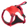 A+a Pets' 2in1 No Pull Dog Harness with in-Built Retractable Leash - Automatic and Anti Burst Impact Function (M, Red)