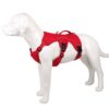 Outdoor Sports Harness for Dog Safety | Adjustable Pet Vest with Easy Control Handle for Outdoor Adventures Red