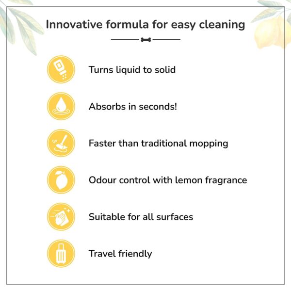 HUFT Pee Lock Super Absorbent Powder – 300 gm | Quickly Solidifies Pet Urine for Easy Clean-Up | Eliminates Odor, Prevents Mess & Enhances Hygiene | Ideal for Homes, Travel & Multi-Pet Families