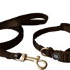 The Pets Company Leash and Collar Set Suitable for Small Dog Breeds, Black