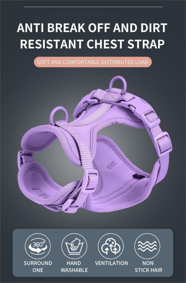 Dogs Harness l No Choke Comfortable Dog Vest Harness l Soft Comfortable Padded l Anti-Pull Harness for Walking, Training (S)