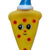 Chew Squeaky Hot Dog & Pizza Toys for Dogs – Fun, Durable, Non-Toxic Interactive Chew Toys for Play, Teething, and Dental Health – Set of 2-Orange