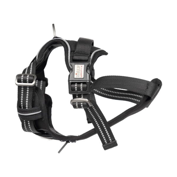 Zigly Lifestyle Shadow Guard Adjustable Dog Body Harness-Small - Black | Padded No-Pull Harness for Small Dogs & Puppies | Comfortable & Secure Dog Harness Daily Walks