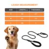 Reflective Adjustable Pet Leash for Dogs and Cats| Durable and Comfortable| Strong Nylon with Padded Handle| Straps Dogs Perfect for Harness and Neck Collar Belts