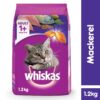 612I9j7UJL._SL1000_.jpg Whiskas Adult (+1 Year) Dry Cat Food, Mackerel Flavour, 3kg Pack & Adult (+1 Year) Dry Cat Food, Mackerel Flavour, 1.2kg Pack