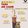 612-nqz3KiL._SL1080_.jpg Vama AIR Leash Sustainable & EcoFriendly 100% Natural Cotton Solid Brass Hook Super Durable Anti Slip Leash for Large Dogs 5 Feet Long X 1.25 Inch Wide Hand Made Cocoa Brown