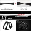 612UXc0ZoL._SL1000_.jpg HANK Dog Harness | 3M Reflective Strap | Dog Body Vest for Medium Dogs | Soft Comfortable Padded | Anti Pull Harness for Walking, Training (Black - M (14-22Kg)