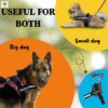 612VHYQp5qL._SL1080_.jpg 24 BH BAZAAR's K9 Dog Harness with Rope (XL) - Reflective Printed Design in Red Colour| No-Pull Adjustable Harness & Rope for Xtra Large Dogs – Training & Outdoor Adventures