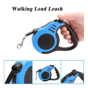 Automatic Retractable Nylon Cat Lead Extension Puppy Walking Running Lead Automatic Retractable Nylon Cat Lead Extension Puppy Walking Running Lead Roulette for Dogs Pet Durable Dog Leash (5 M) (Multi Color)