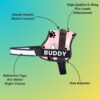 612zJAlWPEL._SL1500_.jpg Dog Vest Harness Body Belt, Choke-Free, Adjustable Size, Reflective Strap | for 02-04 Kilograms Dogs (XS, Pink-PAW)