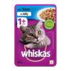 6130WNTiEL._SL1000_.jpg Whiskas Wet Cat Food for Adult Cats (1+Years), Tuna in Jelly Flavour, 96 Pouches (96 x 85g) & Cat Treat, Tempting Tuna Flavour - 85 g