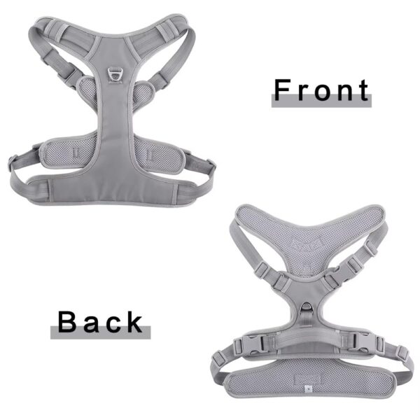 Front Range No-Pull Dog Harness – Adjustable Reflective Pet Vest with Easy Control Handle for Outdoor Adventures Orange
