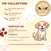 VIP Collection Nylon Dog Leash with Trigger Snap Hook for Comfortable and Convenient Walking and Training 5 feet Length (Brown, Extra Large)