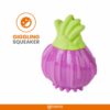 BarkButler x FOFOS Giggling Squeaker Dog Toy - Onion, Durable Chew Toys, Ideal Teething Toys for Puppy & Adult Dogs (5-30kgs), Interactive Dog Toys for Dogs of All Breeds