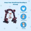 614TbFaNnsL._SL1500_.jpg Braided Rope Dog Toy, Dog Toys with Knot, Durable Cotton Rope Dog Chew Toy for Medium and Big Dogs- Washable (4 Knots Rope)