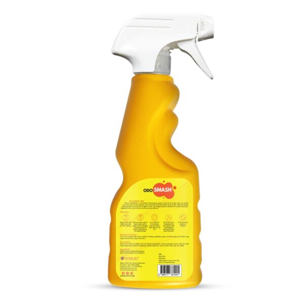 ROBUST Odosmash Pet Area Odour Remover with Refreshing Citrus Fragrance Removes Stains from Urine, Feces, & Vomit | Natural Bio-Enzymatic Formula | Cat Litter Spray | All Pets & All Surfaces | 250 ml